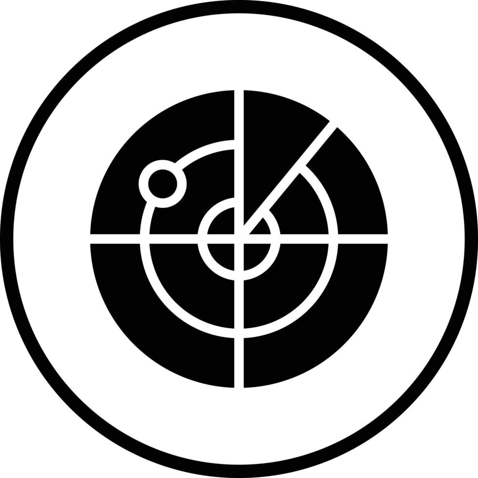 Radar Vector Icon Design