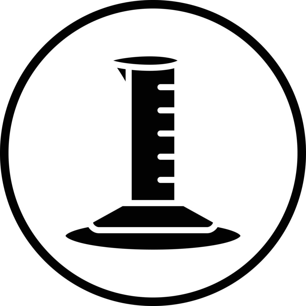 Graduated Cylinder Vector Icon Design