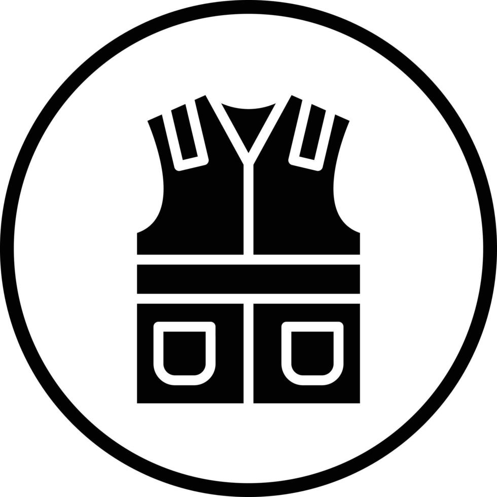 Labour Vest Vector Icon Design