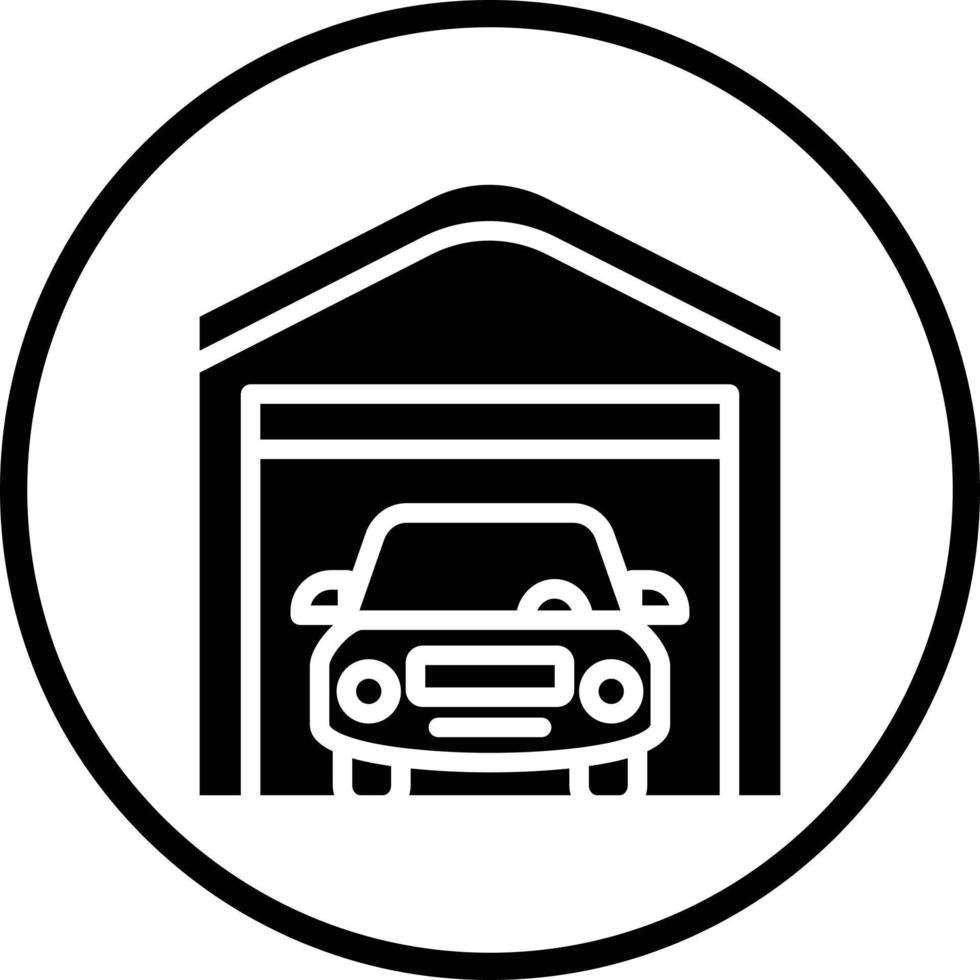 Garage Vector Icon Design