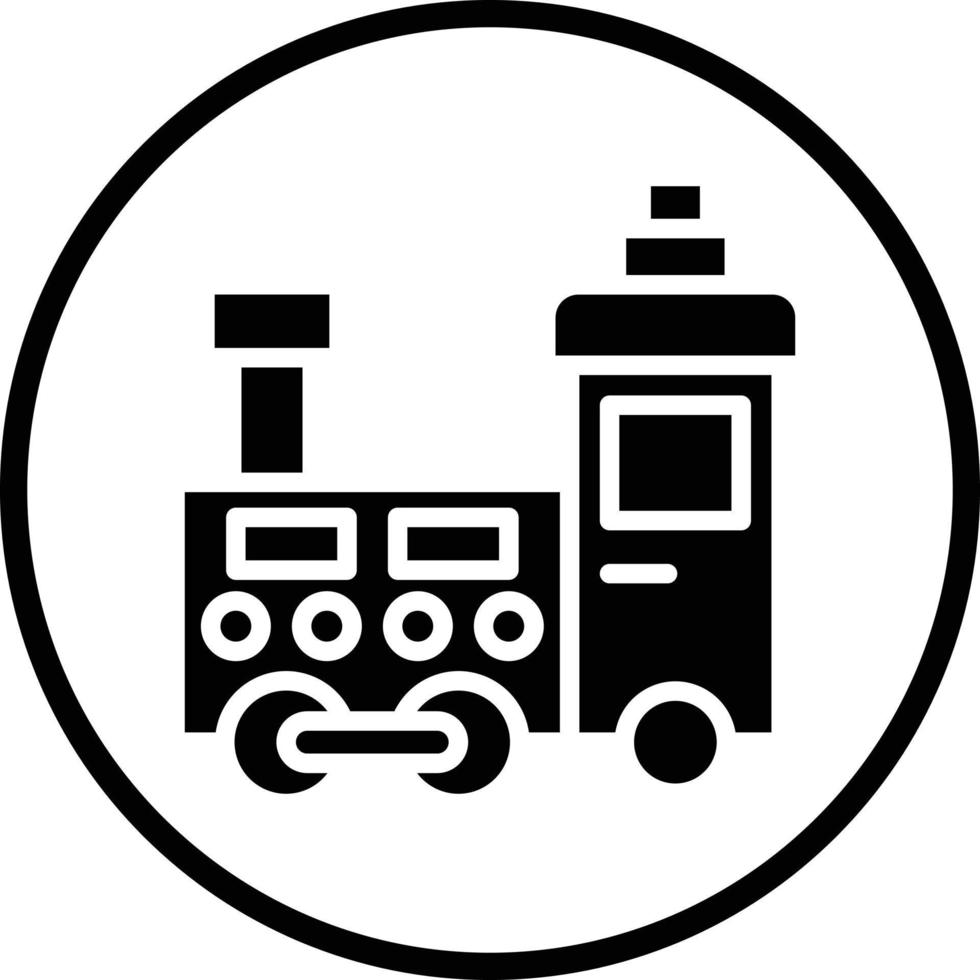 Train Toy Vector Icon Design