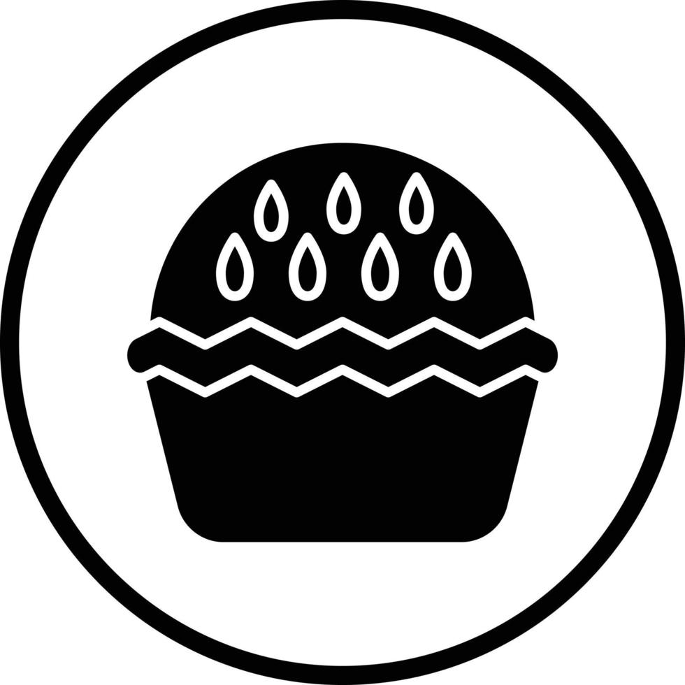 Apple Pie Vector Icon Design