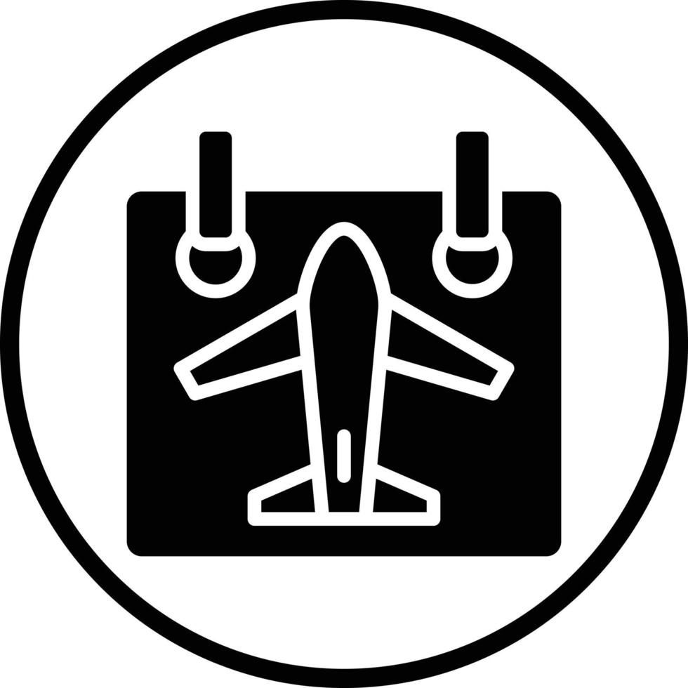 Travel Date Vector Icon Design