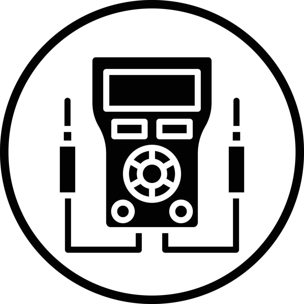 Voltmeter Vector Icon Design