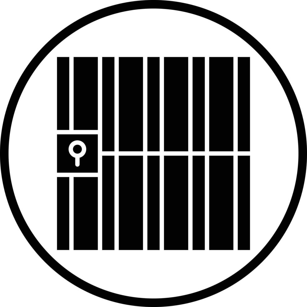 Jail Vector Icon Design