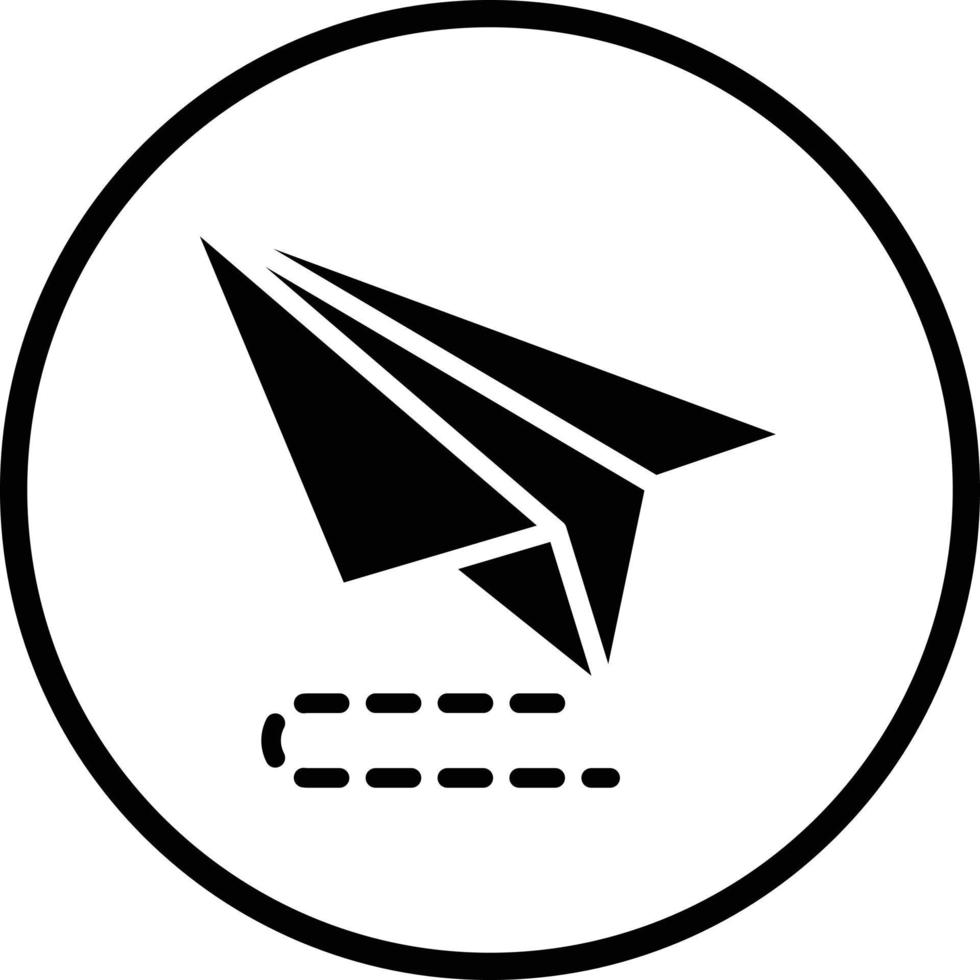 Paper Plane Vector Icon Design