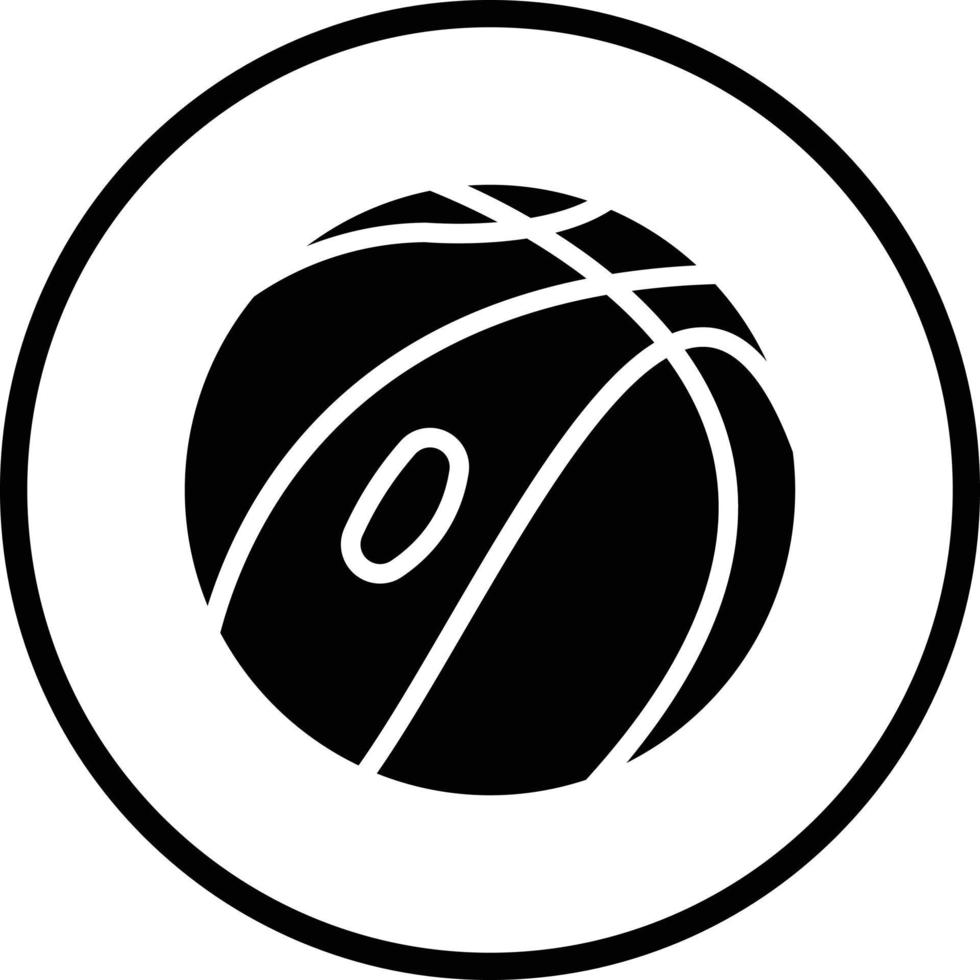 Basketball Vector Icon Design