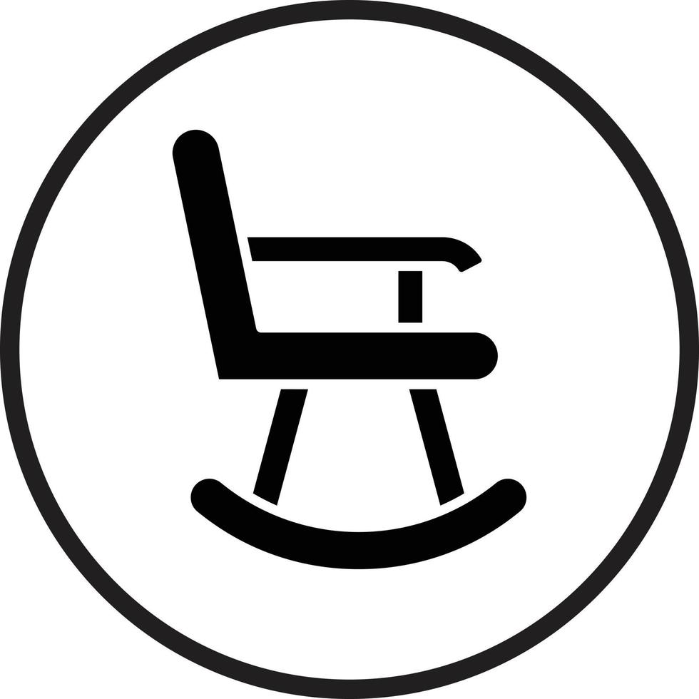 balanceo silla vector icono diseño