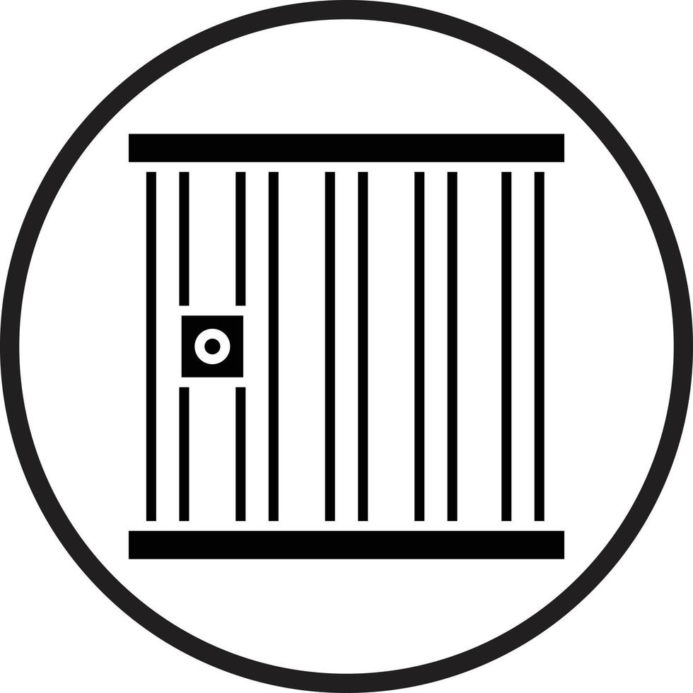 Jail Vector Icon Design