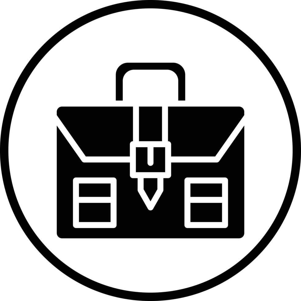 diseño de icono de vector de maletín