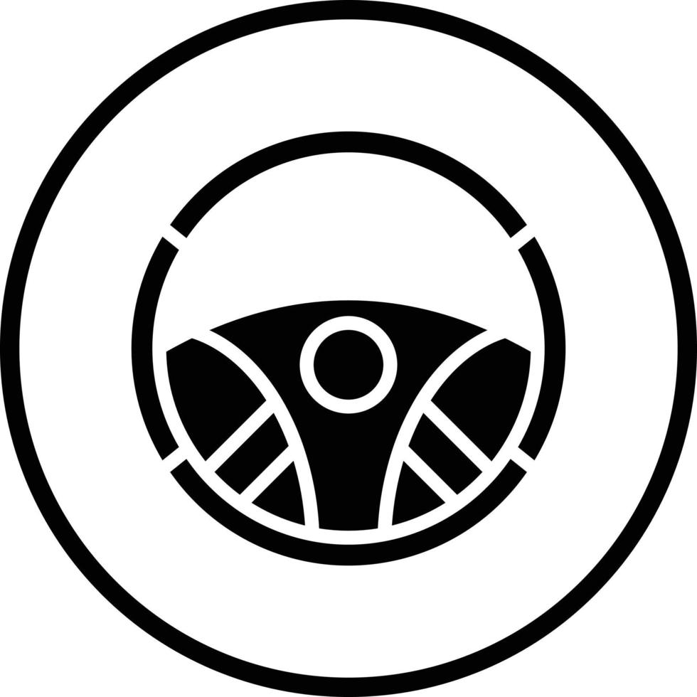 diseño de icono de vector de volante