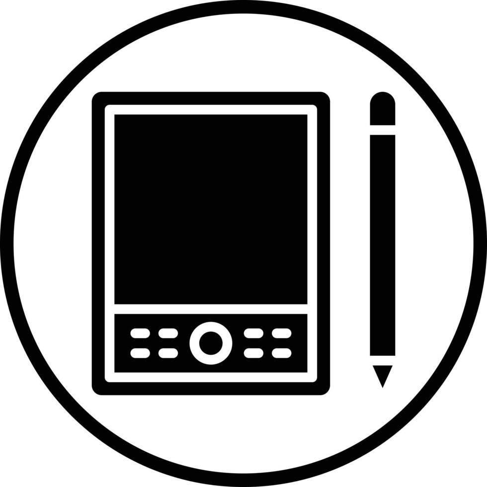 Pen Tablet Vector Icon Design