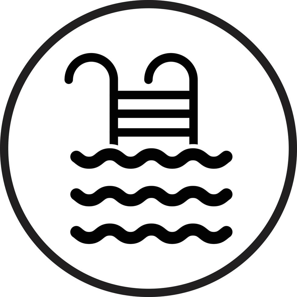 diseño de icono de vector de piscina