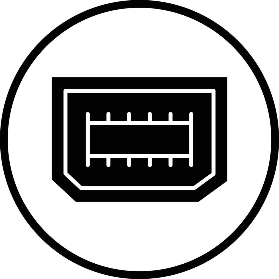Hdmi Port Vector Icon Design