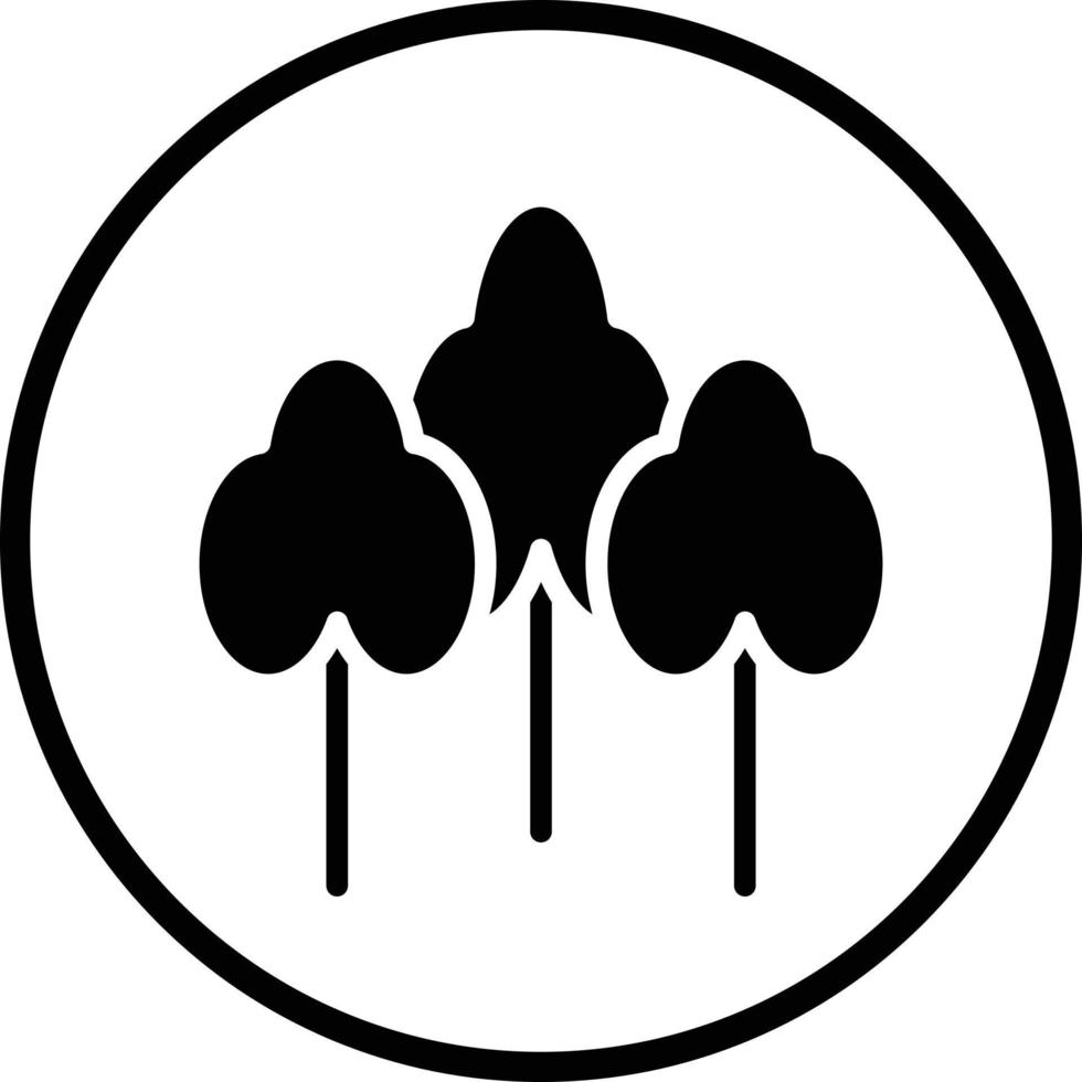 Forest Vector Icon Design