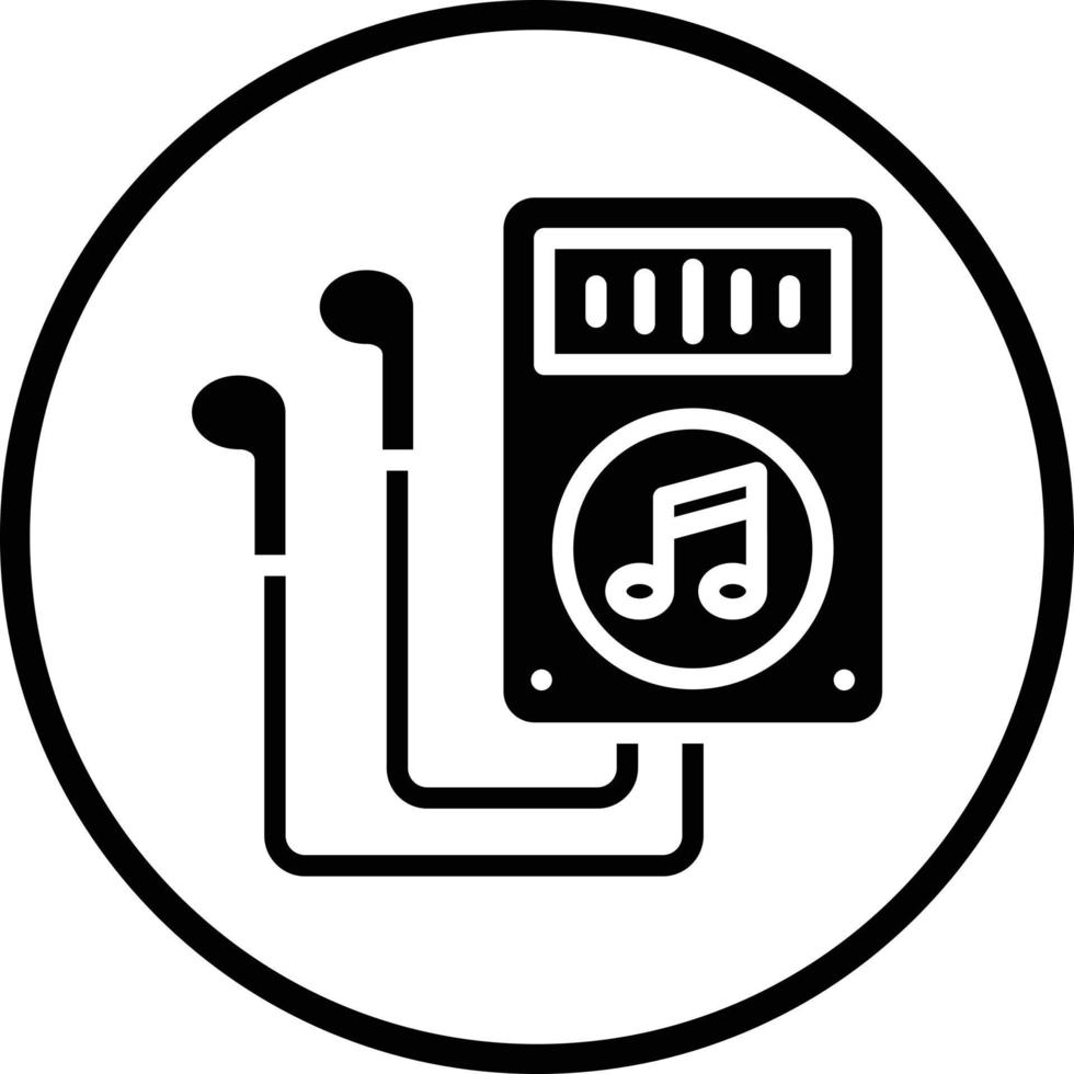 Music Player Vector Icon Design