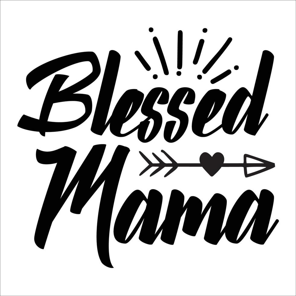 mom typography design for t-shirt, cards, frame artwork, bags, mugs, stickers, tumblers, phone cases, print etc. vector