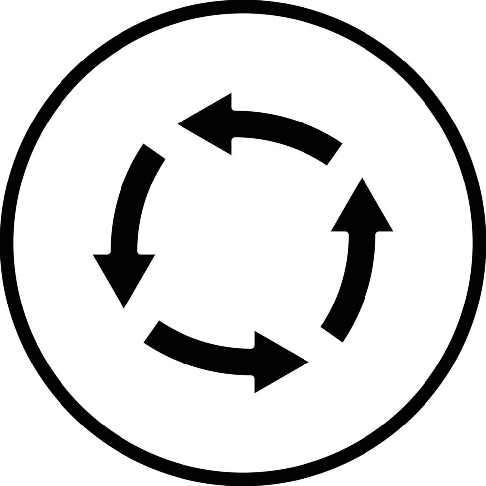 Rotation Vector Icon Design