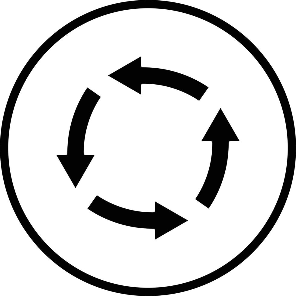 Rotation Vector Icon Design