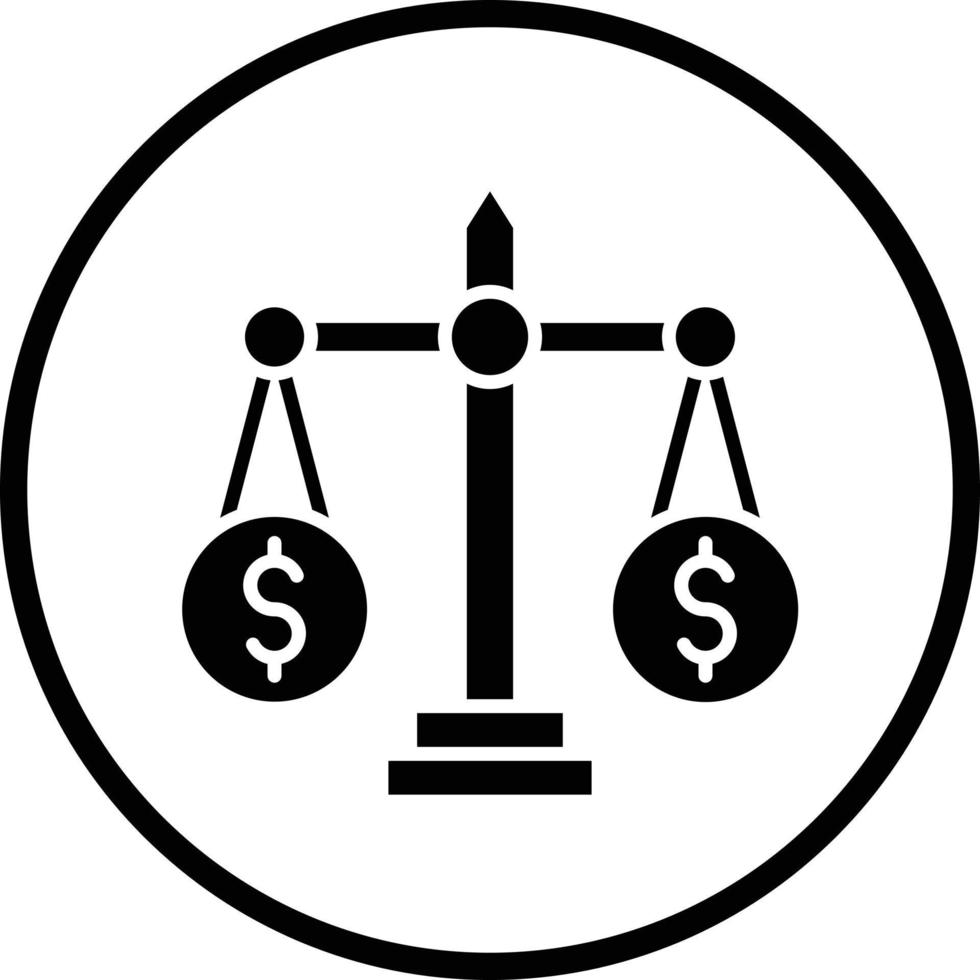 Balance Vector Icon Design