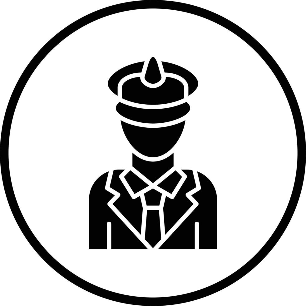Captain Vector Icon Design