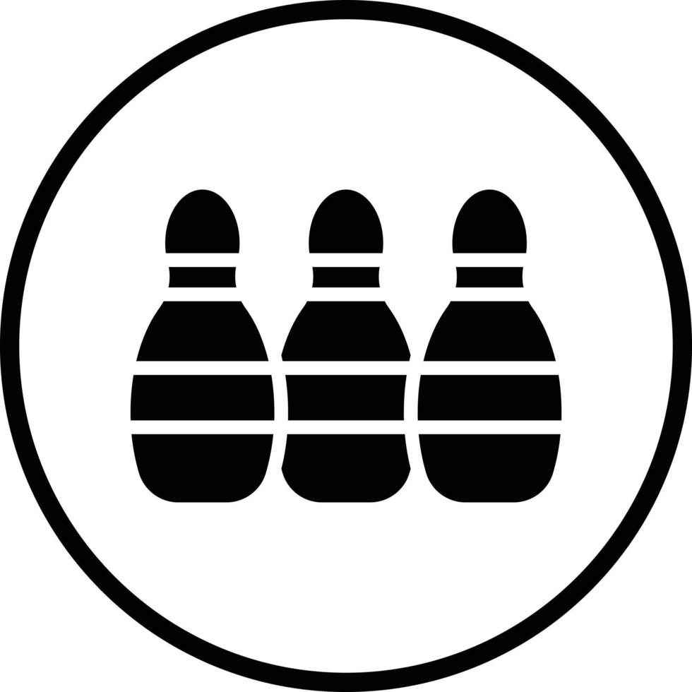 Bowling Vector Icon Design