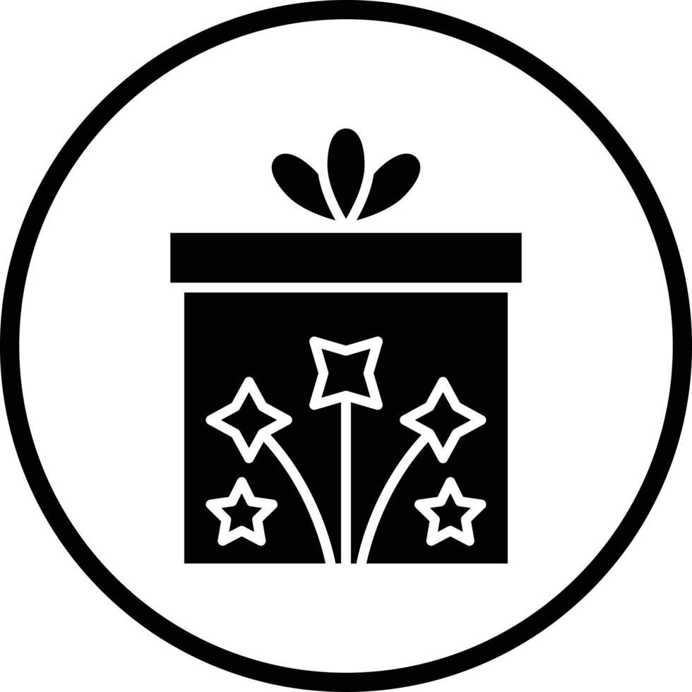 New Year Gift Vector Icon Design