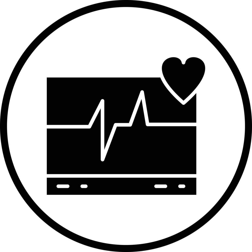 Cardiogram Vector Icon Design