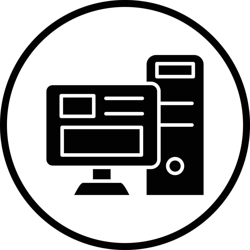 Computer Vector Icon Design