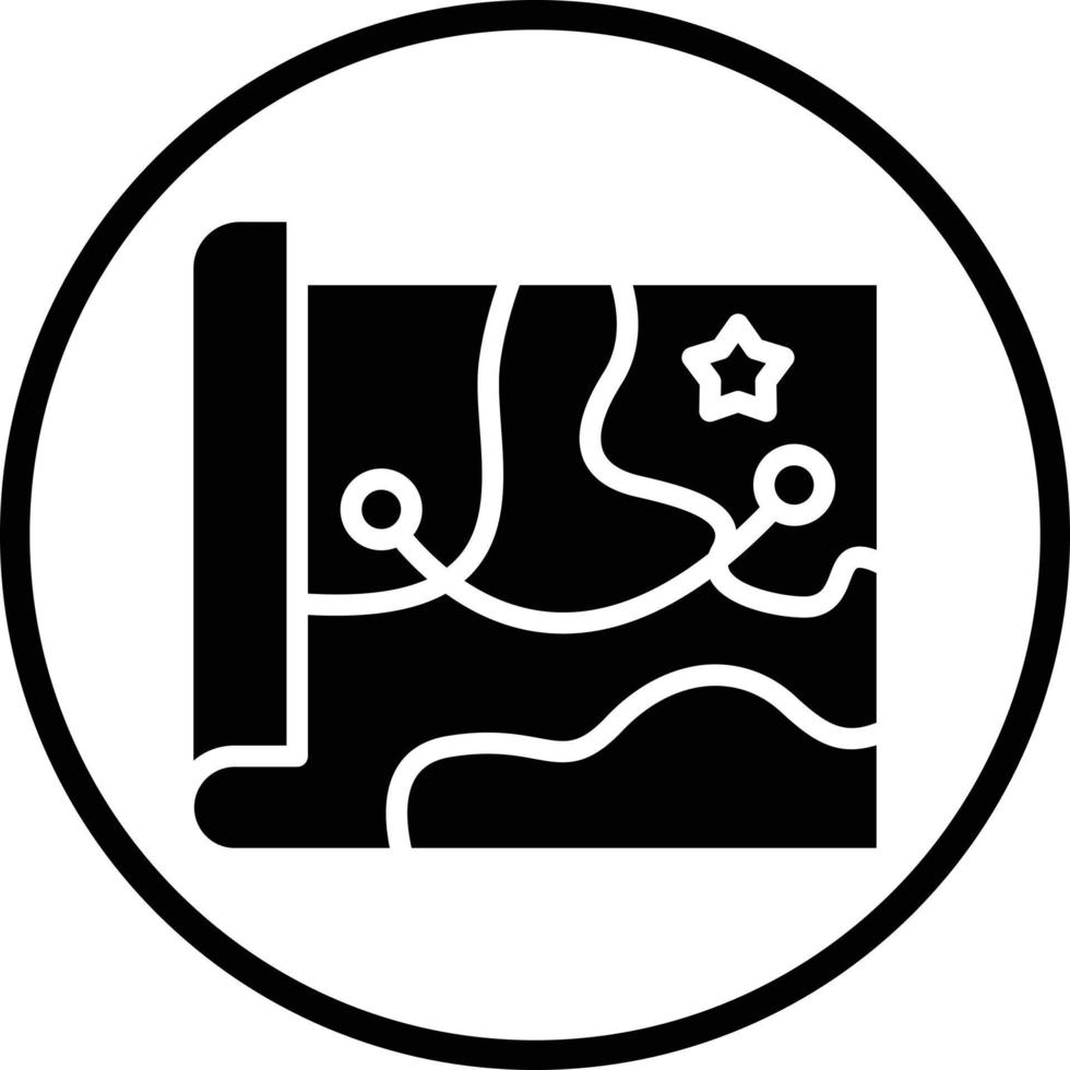 Army Map Vector Icon Design