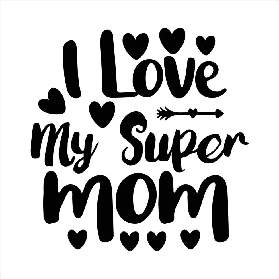 mom typography design for t-shirt, cards, frame artwork, bags, mugs, stickers, tumblers, phone cases, print etc. vector