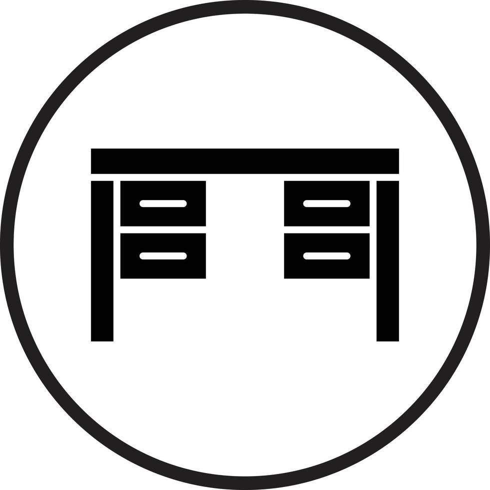 Desk Vector Icon Design