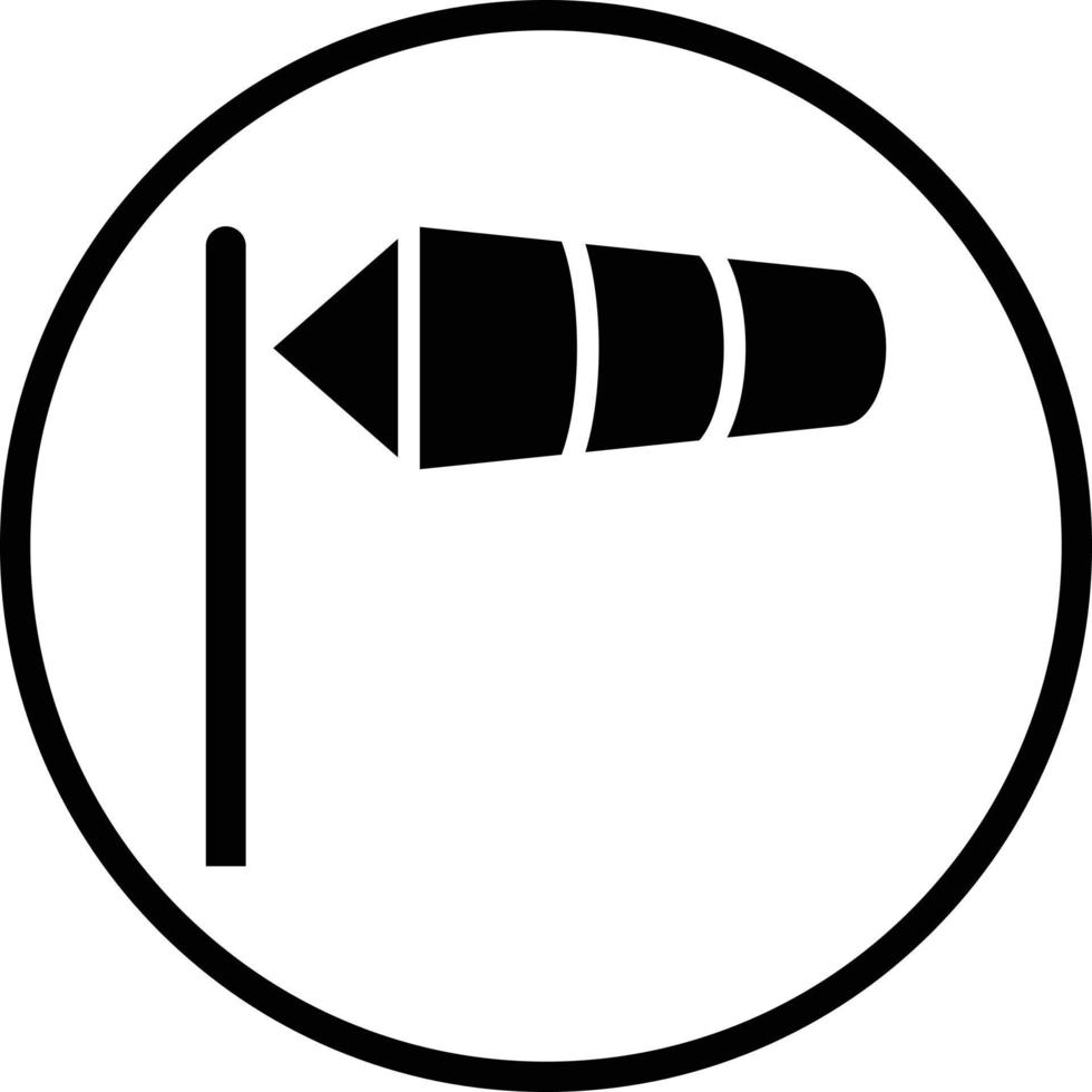 Windsock Vector Icon Design