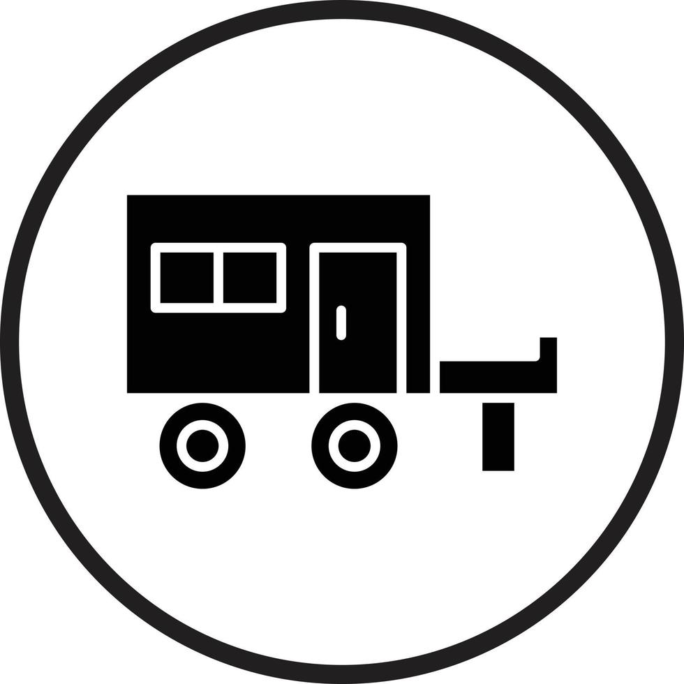 Caravan Vector Icon Design