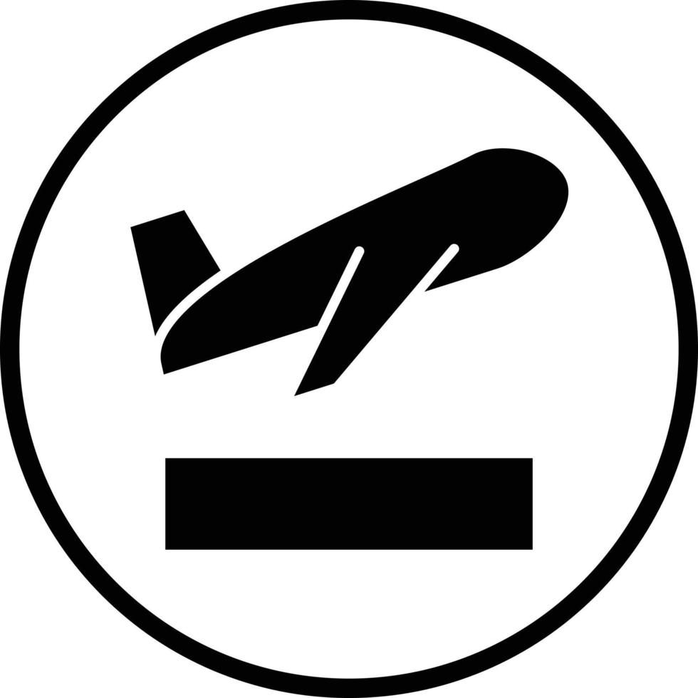 Departure Vector Icon Design