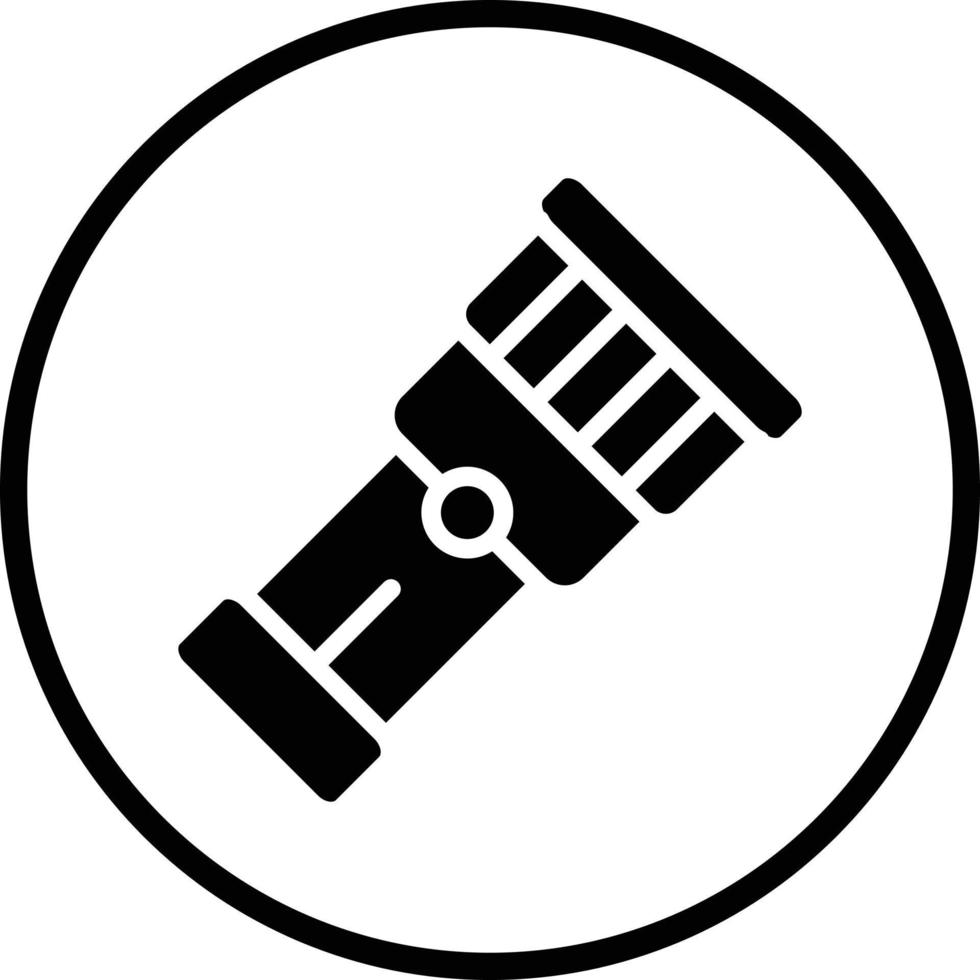 Flashlight Vector Icon Design