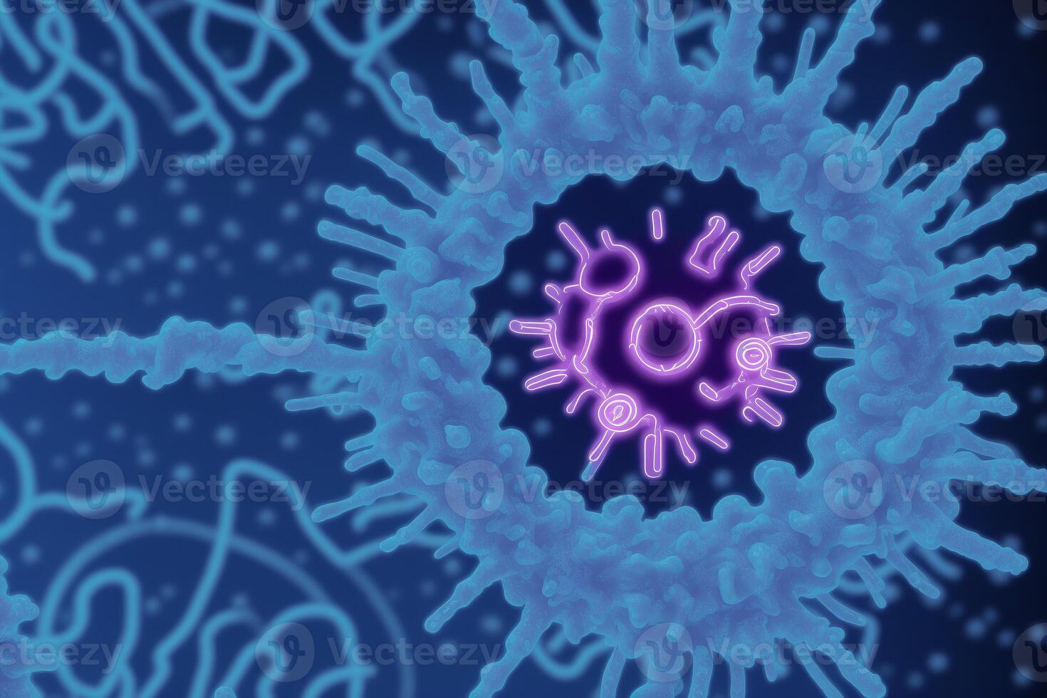 Coronavirus 2019-nCoV. Abstract background. Design element for graphics artworks.Abstract fractal. Flu virus. photo