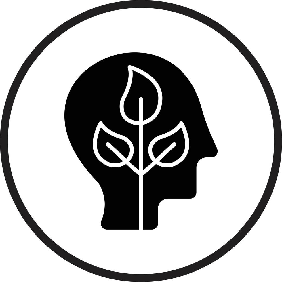 Think Green Vector Icon Design
