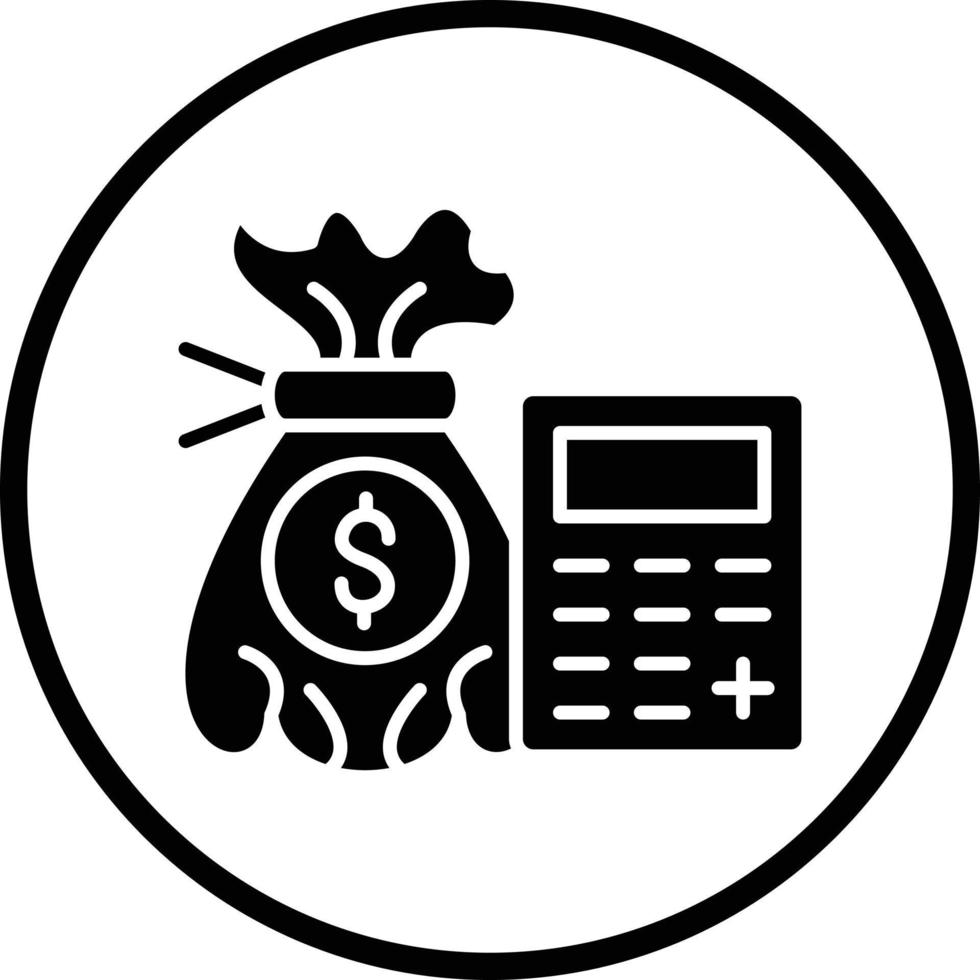 Budget Vector Icon Design