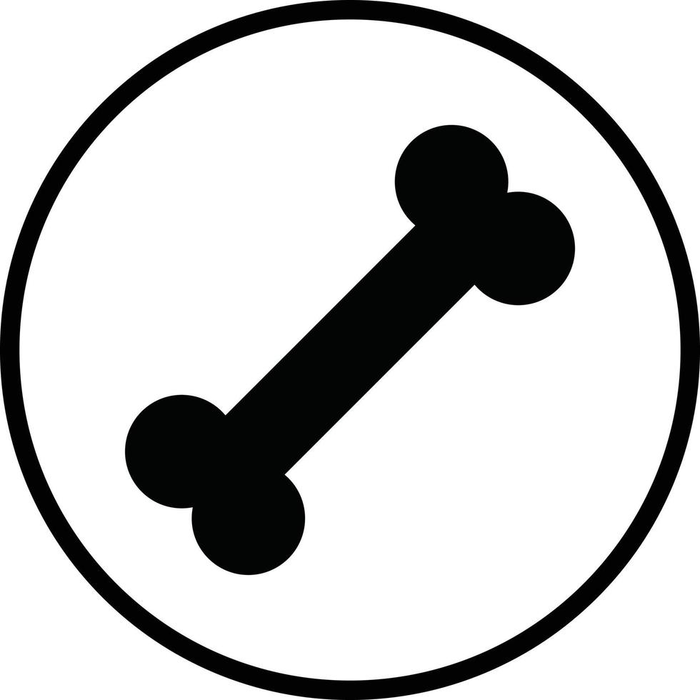 Bone Vector Icon Design