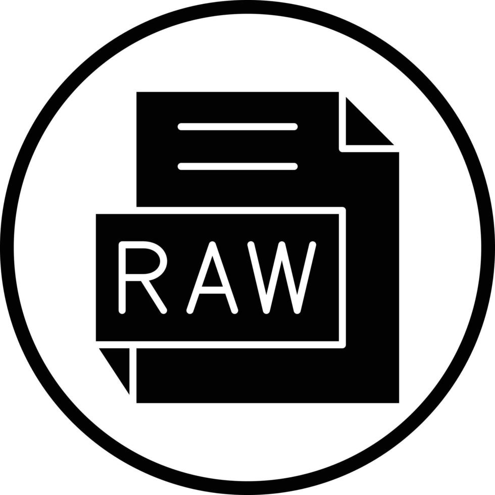 RAW Vector Icon Design