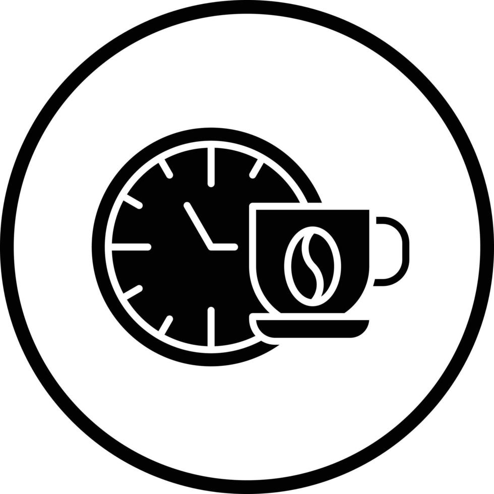 Coffee Time Vector Icon Design