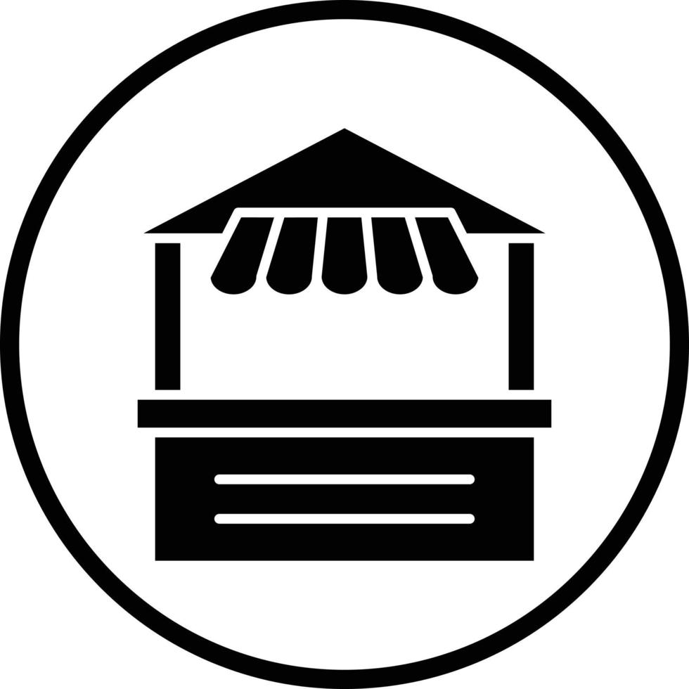 Stall Vector Icon Design
