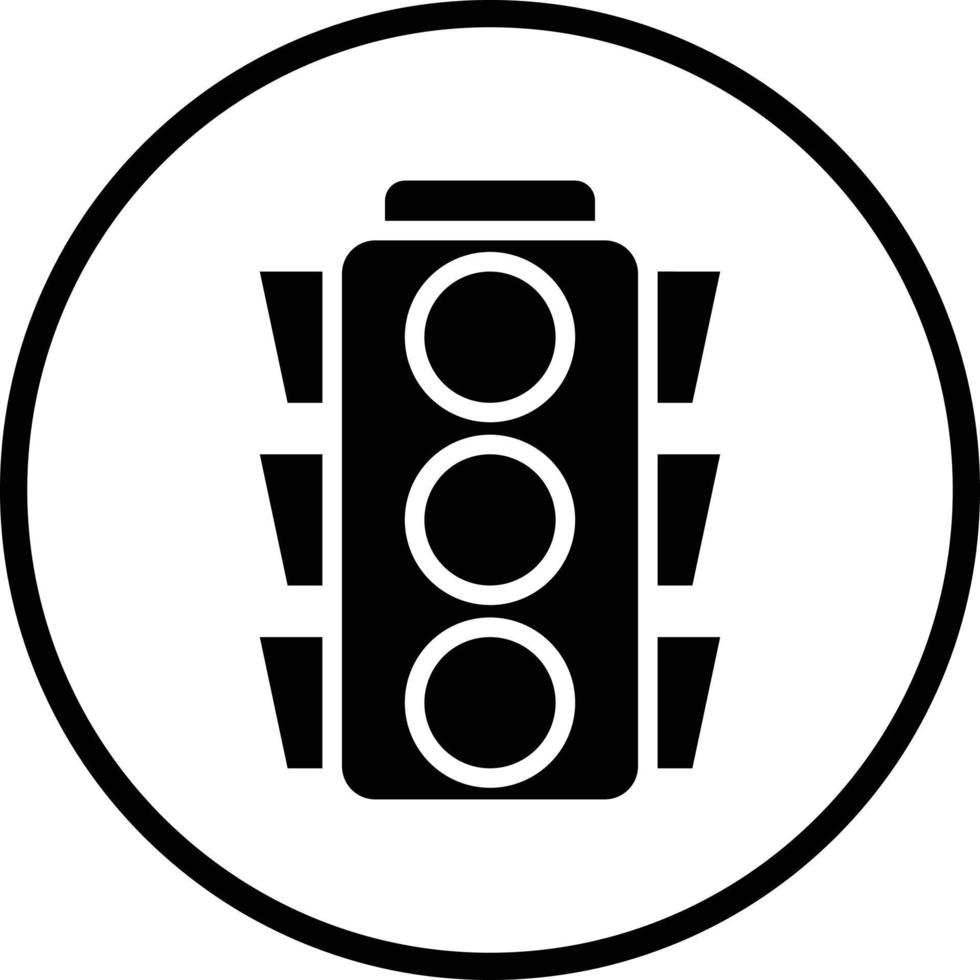 Traffic Light Vector Icon Design