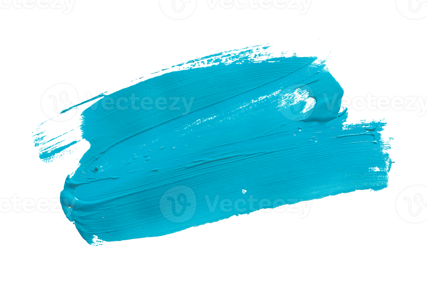 leggero blu spazzola isolato su trasparente sfondo blu acquerello, png