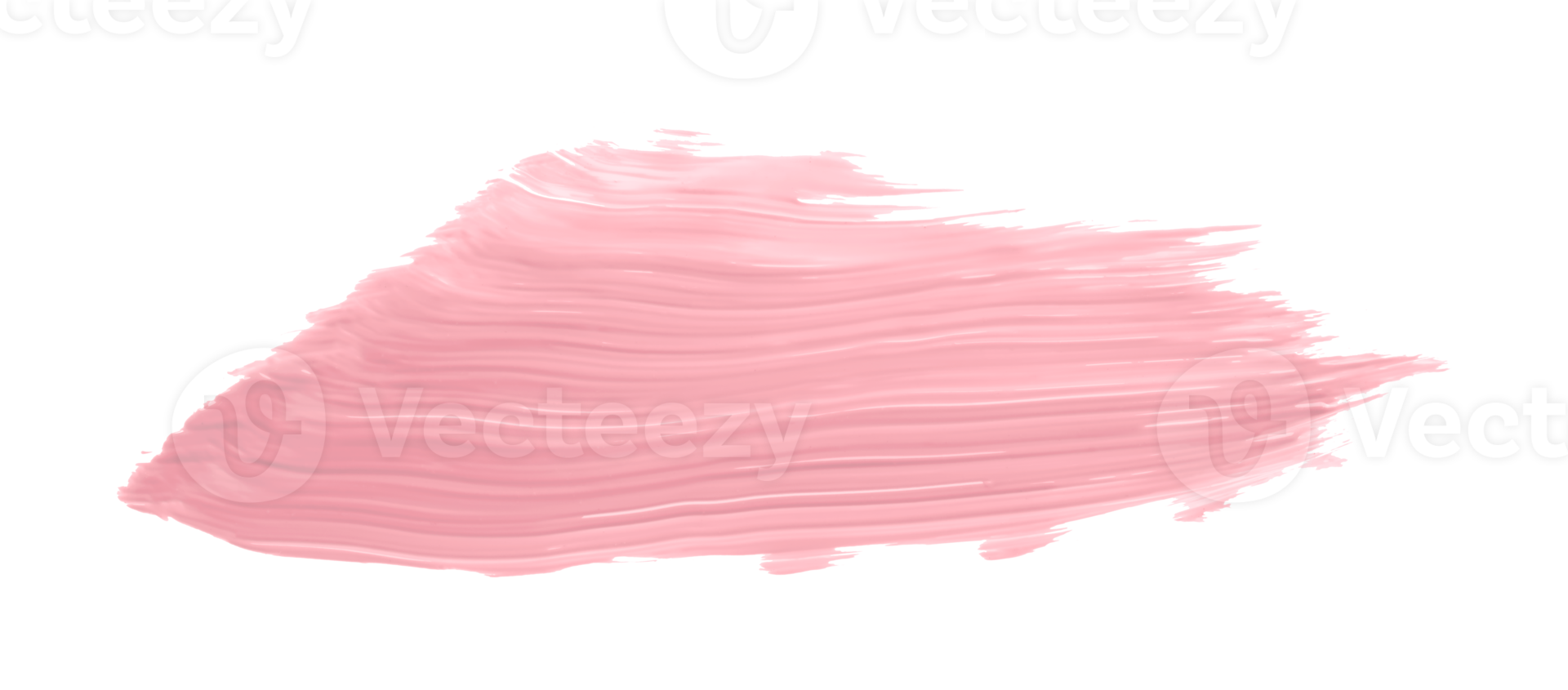 Shiny pink brush isolated on transparent background. pink watercolor png