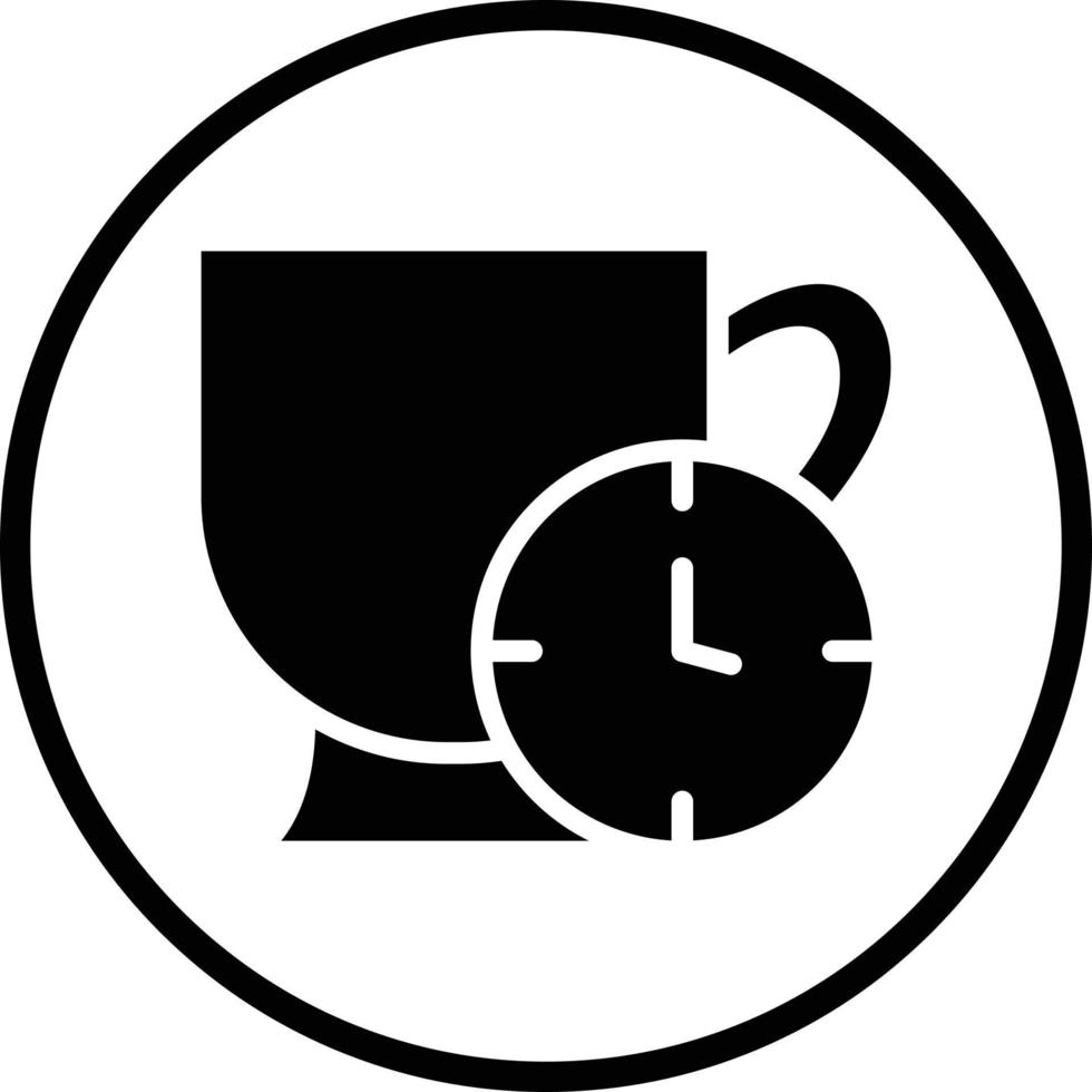 Tea Time Vector Icon Design