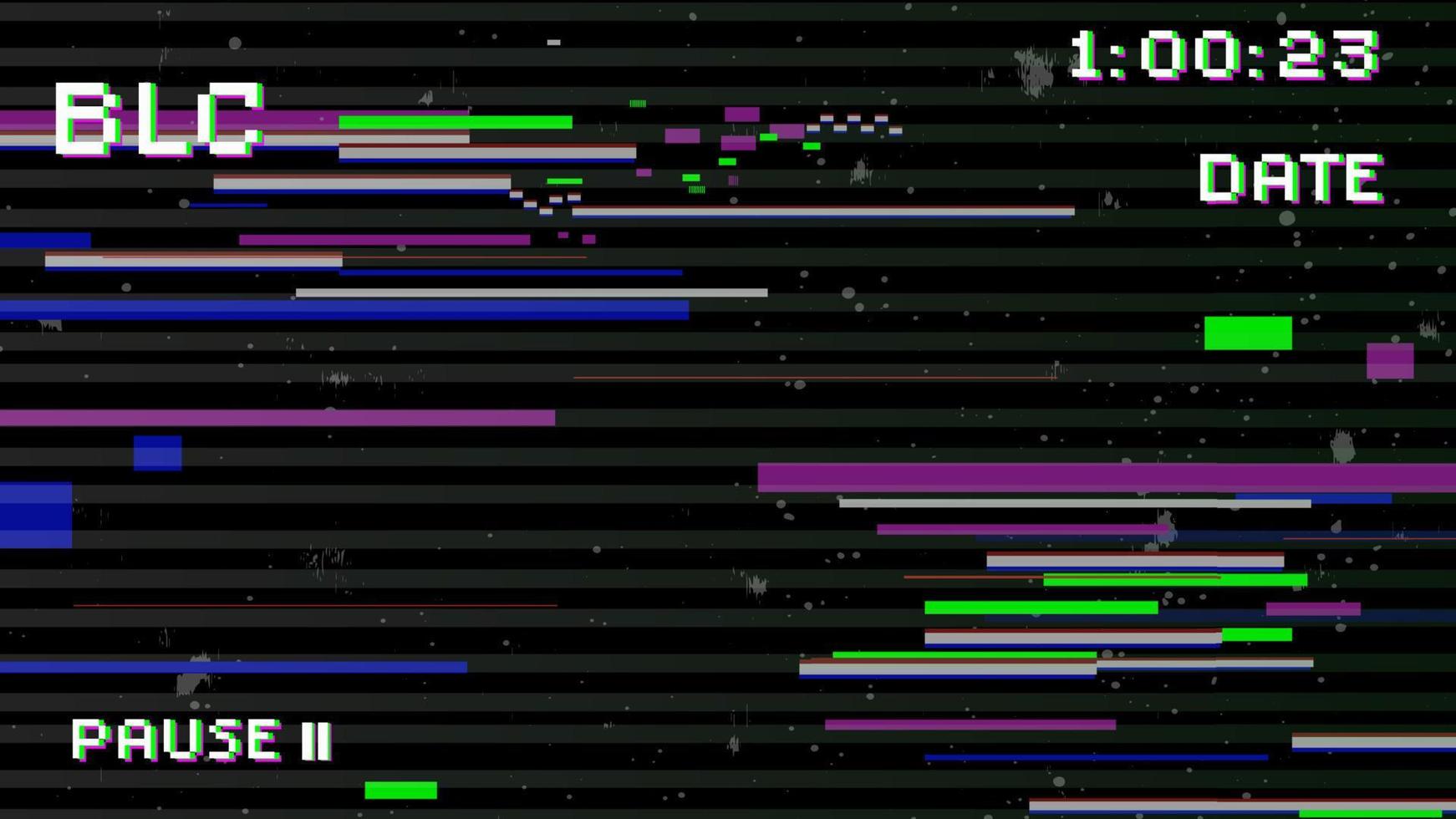 glitchy vhs camera viewfinder vector