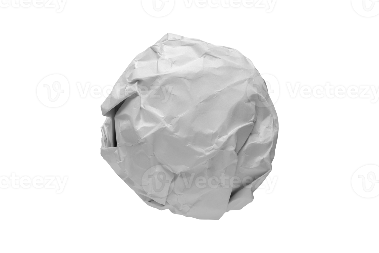 Use a separate circle of crumpled paper on a transparent background png