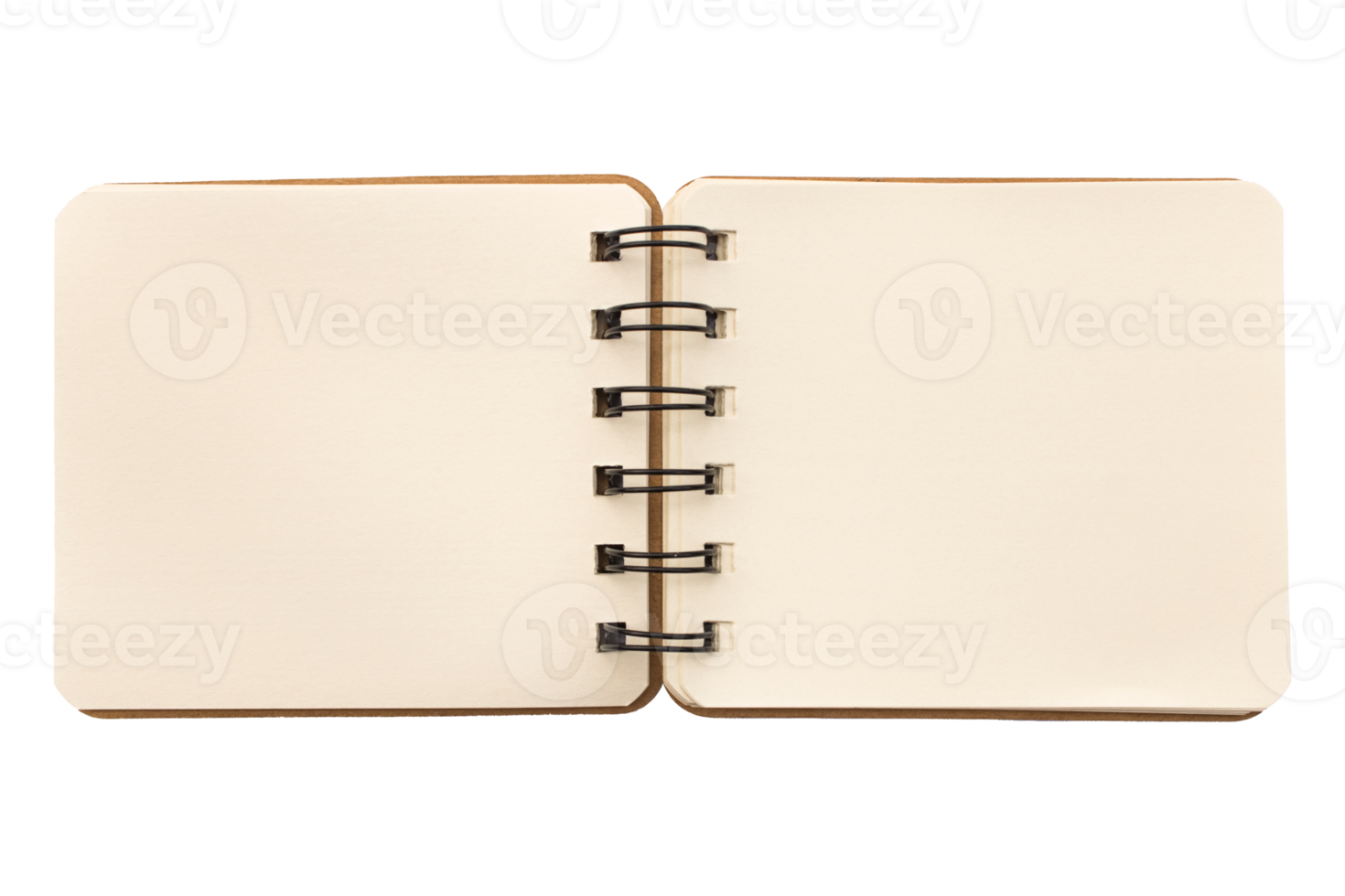 blank notebook isolated on a transparent background note paper png